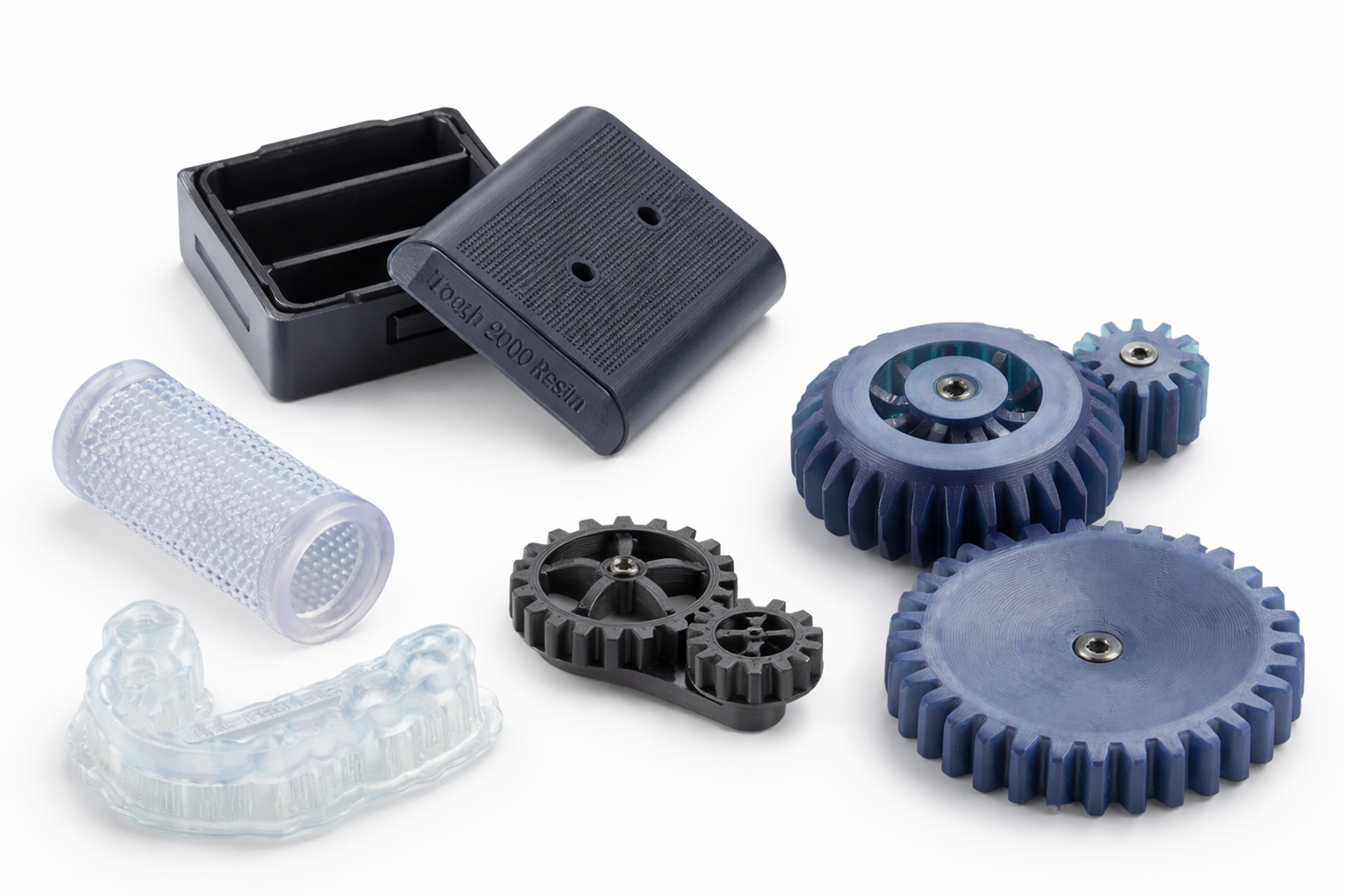 SLA resin 3D-printed parts – fine detail and smooth surface – CAPIB.RO